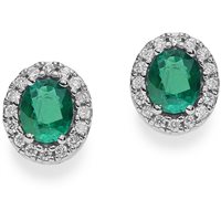 Boucles d'oreilles Comete Femme Classic in Or blanc Smeraldo ORB740 - ORB740